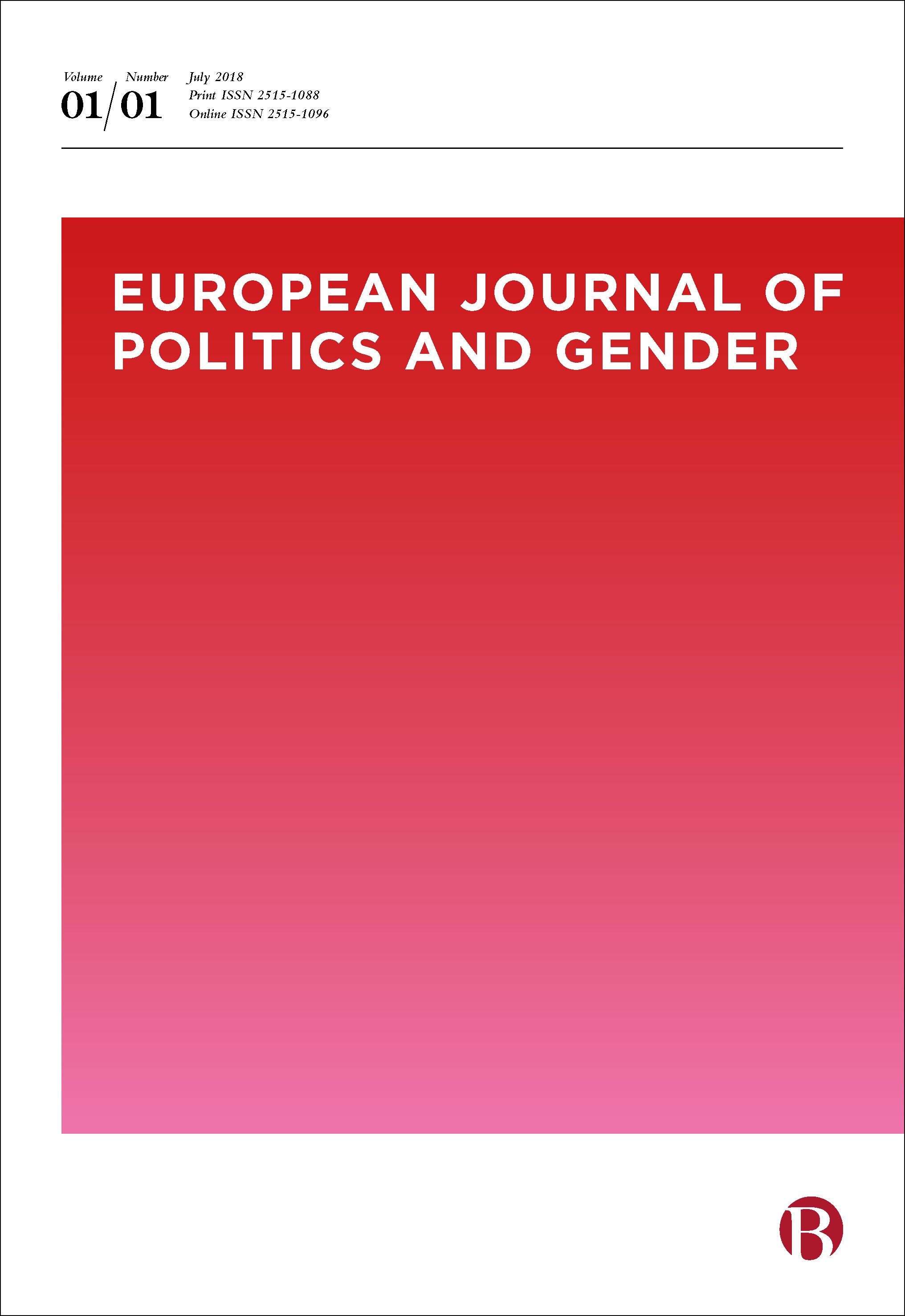 Introducing the new Editors of the European Journal of Politics and Gender